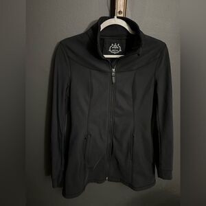 Prana Hard Shell Fleece Lined Jacket Black Women's Size Small